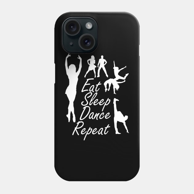 Dancing lover - Eat Sleep Dance Repeat Phone Case by KC Happy Shop