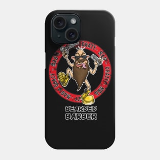 Funny Bearded Barber Design Phone Case