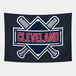 Cleveland Indians Baseball Tapestry