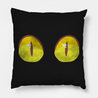 Cat Eyes- Niko from Oneshot- Spooky Feline Eyes Staring At Viewer Pillow