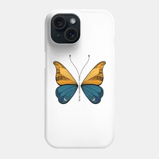 Inspirational art, spiritual butterfly Phone Case