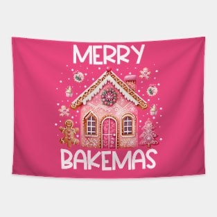 Merry Bakemas - Gingerbread House Christmas Tapestry