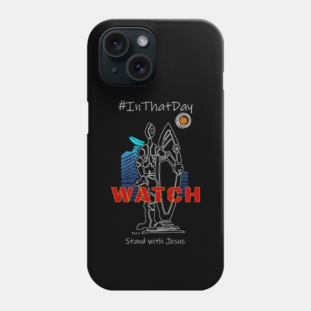 Stand With Jesus Surfer Phone Case by The Witness