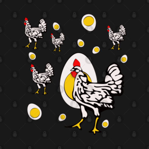 Roseanne Chicken, Retro Chickens - Roseanne Chicken - T-Shirt