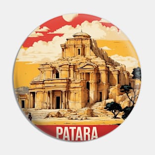 Patara Turkey Vintage Retro Travel Tourism Pin