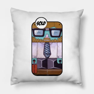 Sly and devious Pillow