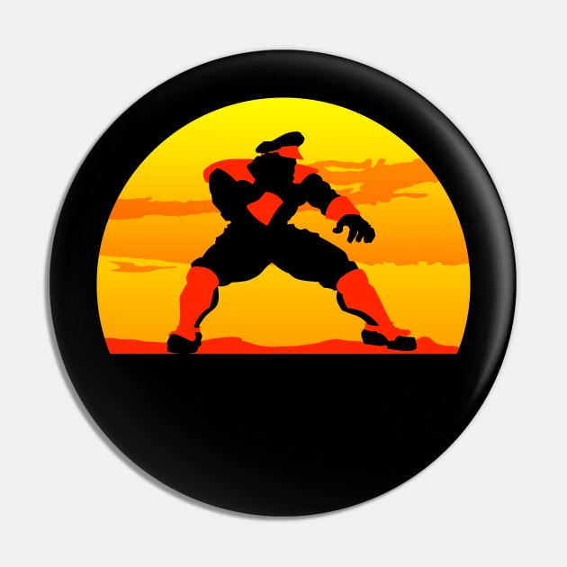 Bison's Sunset Pin by nickbeta