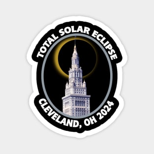 Cleveland Ohio 2024 Total Solar Eclipse Path of Totality Magnet