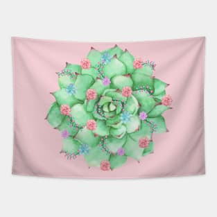 Decorated Succulent Tapestry