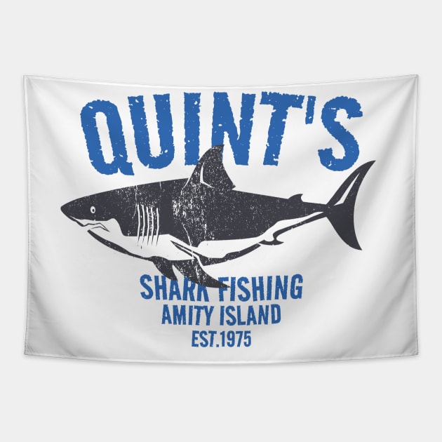 Quint's Shark Fishing, Amity Island Tapestry by CoinDesk Podcast
