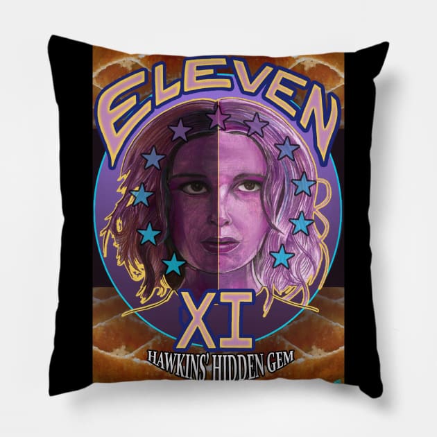 Hawkins' Hidden Gem Pillow by Popoffthepage