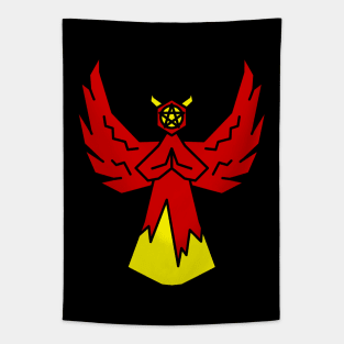 Poly Demon Angel Tapestry