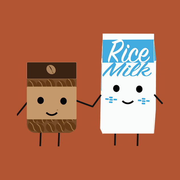 Coffee + Rice Milk = Love by gpam