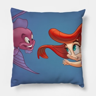 Girl with Fish Pillow