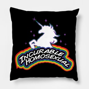 Incurable Homosexual Pillow