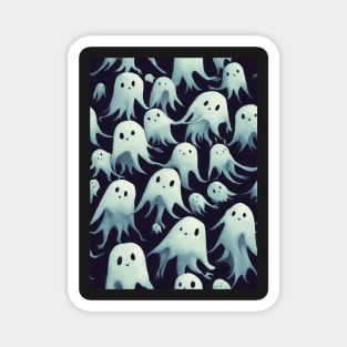 Spooky Ghost pattern, model 4 Magnet