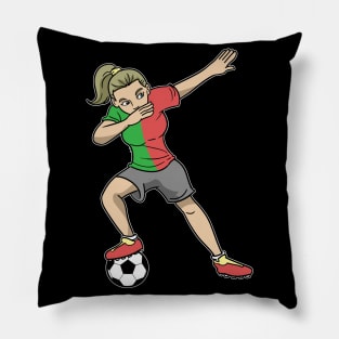 Soccer Portugal Soccer Player Girls Pillow