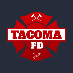 Tacoma FD - TV Show - Badge Logo v2 T-Shirt