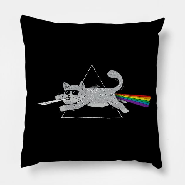 The Dark Side of Cats Pillow by Tobe_Fonseca