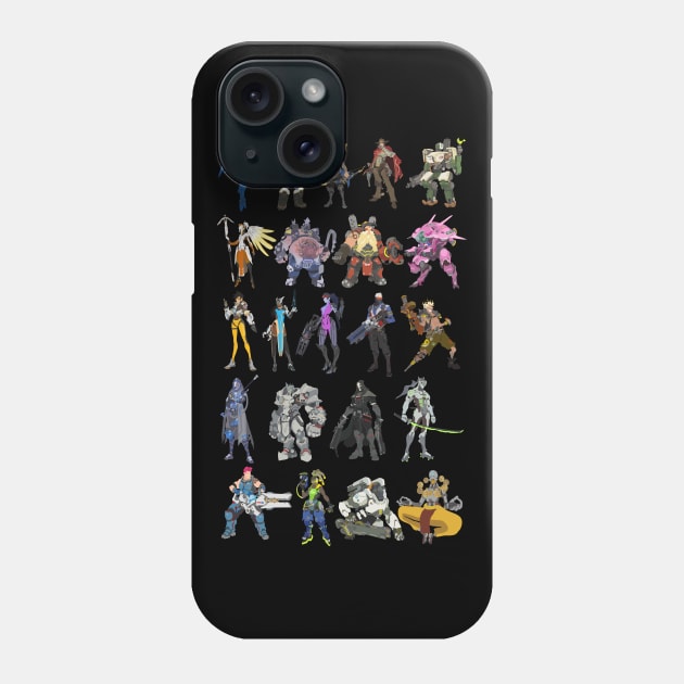 Overwatch Heroes Phone Case by DigitalCleo