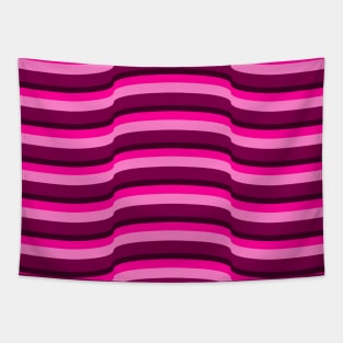 Op Art Magenta Tapestry