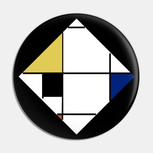 Lozenge Composition with Colors Pin