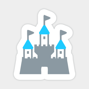 Fairytale Kingdom Castle Emoticon Magnet