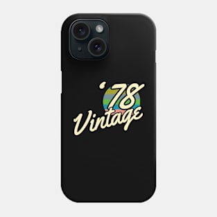 Vintage 78  birth year t-shirt Phone Case