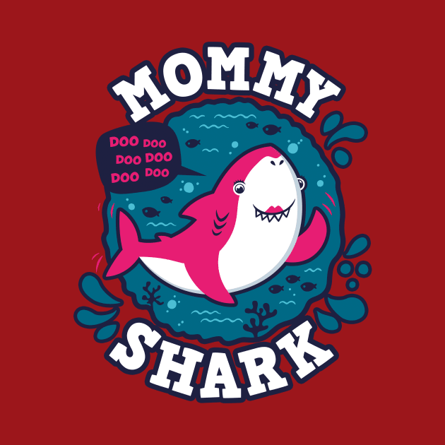 Mommy Shark (trace) by Olipop