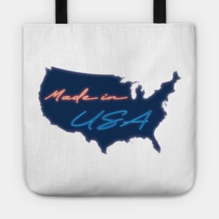 Made in USA, with neon light Tote