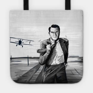 North by Northwest by Alfred Hitchcock Illustration Tote