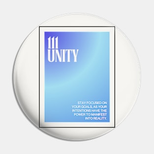 Angel Number 111: Unity Manifest Pin