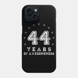 Vintage 44 years of awesomeness Phone Case