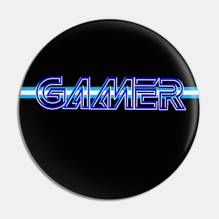 Gamer  blue Pin