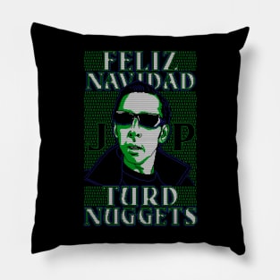 Feliz Navidad Turd Nuggets Pillow