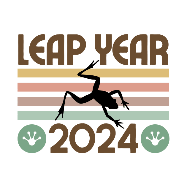 Funny Frog Leap Year 2024 by Point Shop