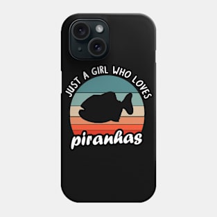 cute piranhas bites teeth gift women girls Phone Case