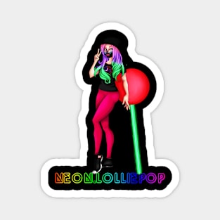 Neon.Lolliepop Magnet