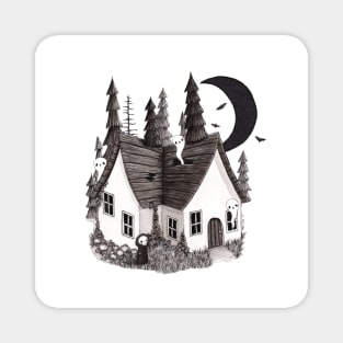 Haunted House Magnet