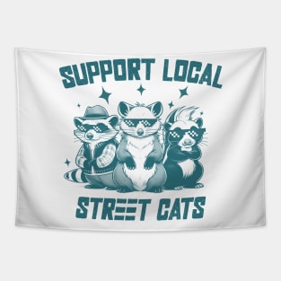 Support Local Street Cats Tapestry