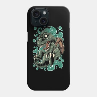 The King of the Schoolyard T-Rex Goes to School Phone Case