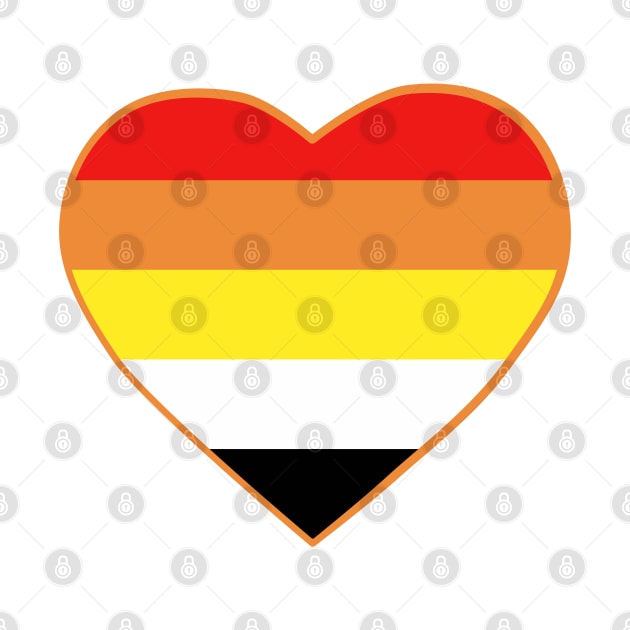 Pride Flag Heart Lithsexual by VanumChan