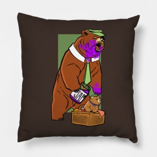 Hungrier than the average bear Pillow