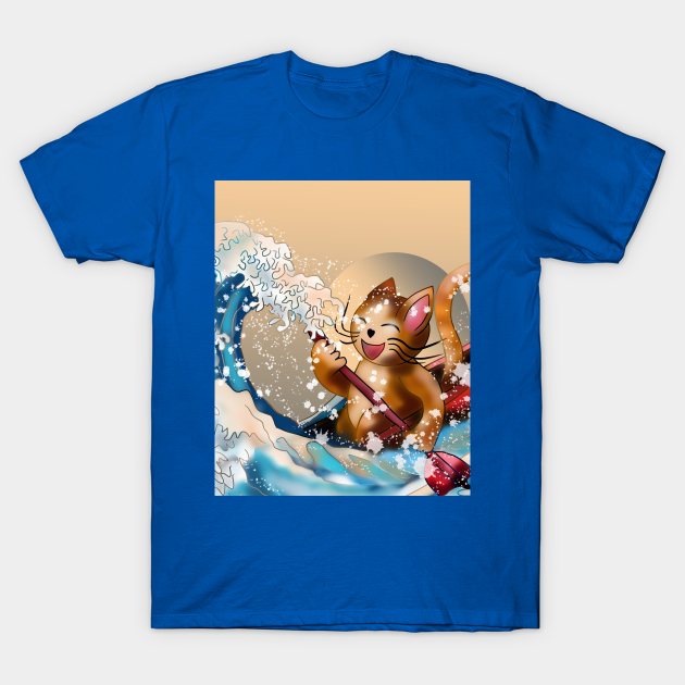 cat wave shirt