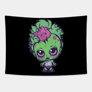 Cute baby zombie Tapestry