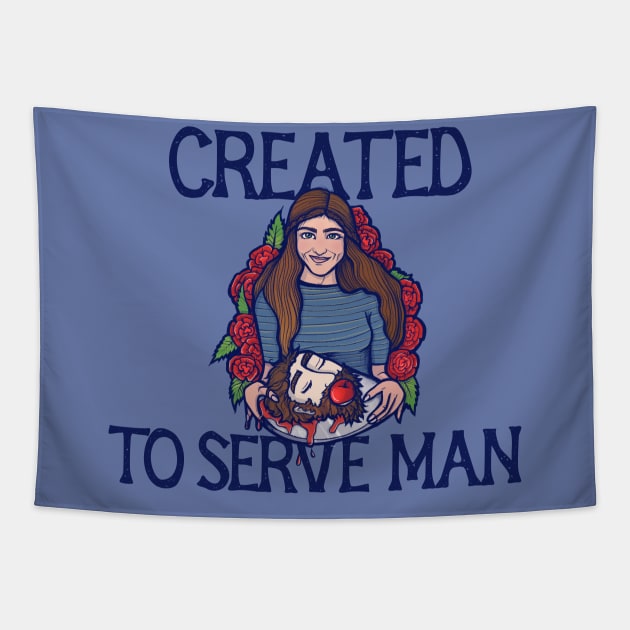 To serve Man Tapestry by bubbsnugg
