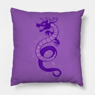 Year Of The Dragon | Lavender Sticker Version Pillow