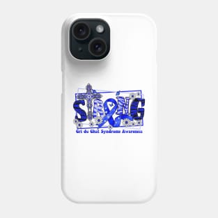 Cri du Chat Syndrome Awareness - cross ribbon Strong hope love Phone Case