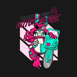 Rabbit monster in pink for halloween T-Shirt