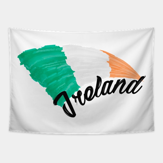 Ireland flag Tapestry by SerenityByAlex